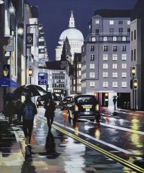 Rainy Night Fleet Street